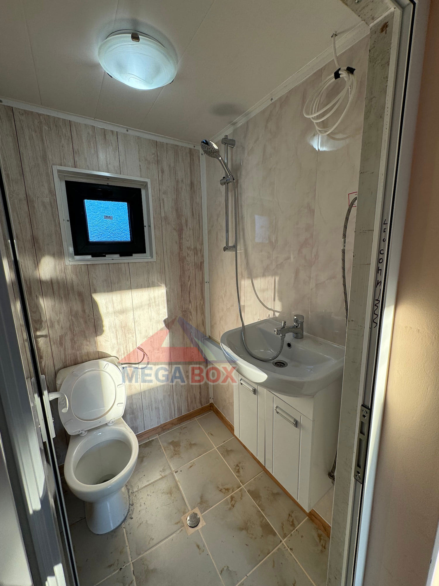 Сглобяема къща бургас изглед от wc